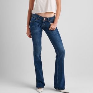 Hudson Signature Mid Rise Boot Cut Jeans
